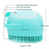 BEAUTY PCKT 2 IN 1 CAT AND DOG BATH MASSAGE BRUSH - Pink, Soft Colors