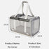 XhuangTech Pet Carrier, Airline Approved Travel Bag, Collapsible Soft-Sided Dog Kennel for Small Medium Pets