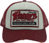 Vintage Embroidery Half Mesh Baseball Cap - Adjustable Unisex Washed Denim Trucker Sun Hat