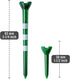Zario Golf Tees 3 1/4" with 1 1/2 inch Combo, Plastic Golf Tees - Near Unbreakable - 50 Count