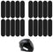 HJZHII 10PCS Black Reflective Tape, Motorcycle Helmet Decals Reflective Stickers for Helmet Motorcycle