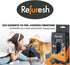 Small, Red Deshedding Brush for Short Hair Dogs, Cats & Pets - Lightweight Grooming Brush for Shedding & Deshedder