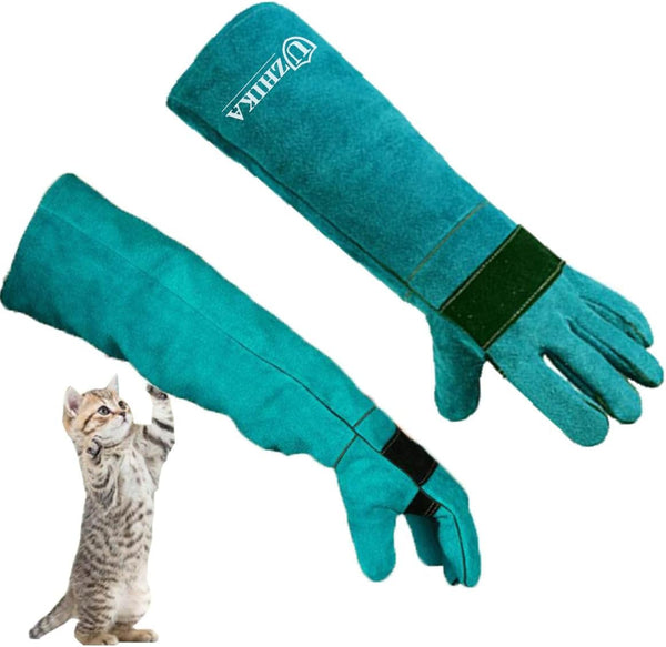 Animal Handling Glove - Anti Scratch Protective Gloves for Training Dogs, Cats, and Other Animals