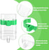 CLPOAWC Bird Water Dispenser, 2 Pcs Automatic Bird Feeder for Budgies, Parakeet Cage Accessories, Clear