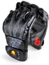 ZooBoo MMA Gloves, Half-Finger Boxing Mitts with Adjustable Wrist Band for Sanda Sparring Punching Bag Training