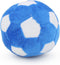 Chewable Plush Football Dog Toy, Soft Squeaky Ball for Small and Medium Breeds, Birthday Gift