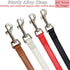 MayPaw Leather Dog Leash 6FT, Soft and Strong 5/8 Inch Dog Leather Leash with Extra D-Ring for Waste Bags and Sturdy Clip, Dog Training Lead for Medium and Small Dogs Walking
