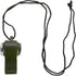 PATIKIL Emergency Whistle, 3 Pack: 3-in-1 Survival Whistles with Compass, Thermometer, and Lanyard for Outdoor