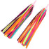 Pssopp 1 Pair Kid's Rainbow Bike Streamers, Children's Bike Accessories with Multi Color Tassels