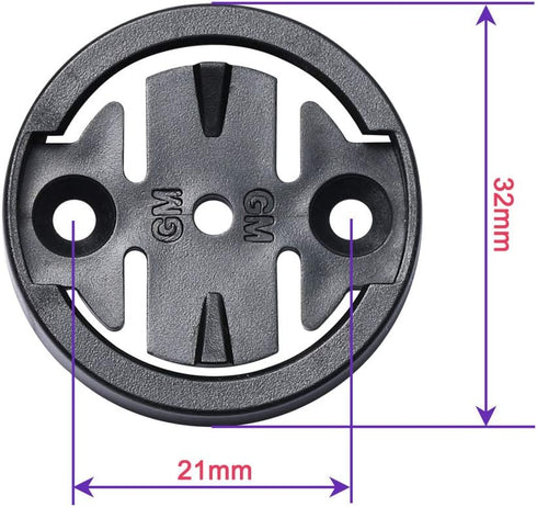 Dymoece Bicycle Computer Mount Co-Polymer Insert Adapter Replacement for Out Front Bike Mount