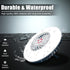 XTAUTO Portable Camping Fan with LED Lantern, USB Rechargeable Waterproof Tent Fan for Outdoor Hiking, Emergency Power