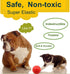 GaesQae Hard Rubber Balls for Dogs, Indestructible Bouncy Ball for Dog Training