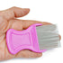 4 Pcs Lice Comb, Nit Comb for Pet Hair Grooming, Dandruff Removal Comb with Metal Teeth
