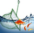 Aquarium Fishing Net, Fine Mesh Fish Tank Cleaning Tools with Plastic Handle Green 8 Inch