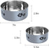 Dog Crate Water Bowl - 2PCS No Spill Hanging Bowls, Detachable Pet Food Water Bowl with Clamp Holder