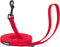 Small Dog Leash with Electroplated Black Hardware, Lightweight, Traffic Handle, 6FT Waterproof Red Dog Leash