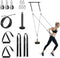 Weight Cable Pulley System Gym, Attachments for Home Gym LAT Pull Down and Biceps Curl Workout