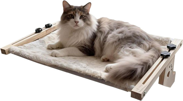 Generic Cat Window Hammock Plush Sunbathing Bed, Sturdy Hanging Perch | Relaxation Spot