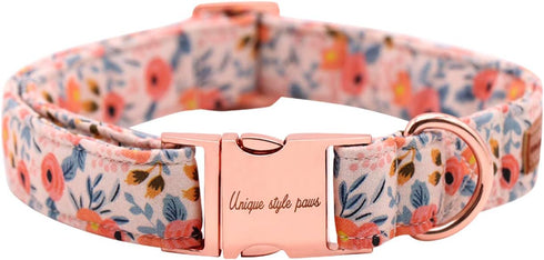 Unique Style Paws Dog Collar Bow Tie Collar, Adjustable for Small Medium Large Dogs and Cats