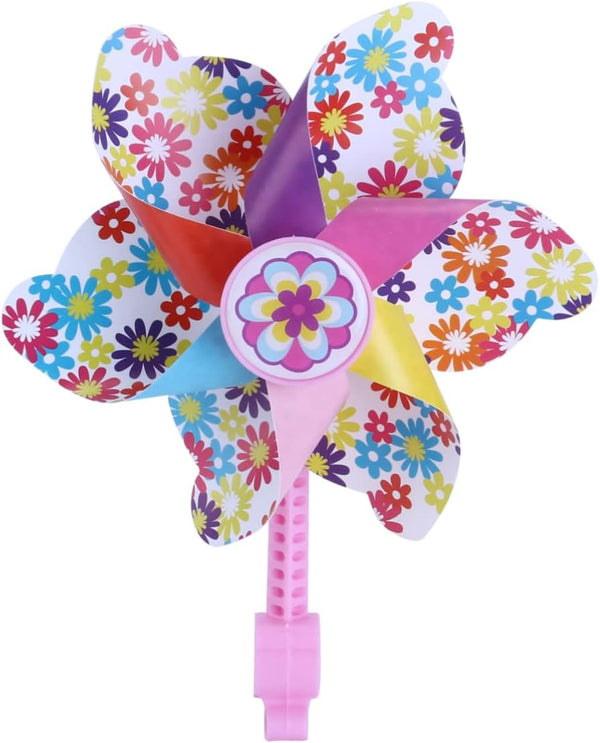 Girl Toys Outdoor Kids Toys, Bicycle Windmill Playset Accessories, Mini Child Flowers Red Baskets