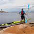 Kayak Paddle - Adjustable 2 Pieces Aluminum Alloy Shaft with Glass Fiber Blade for Oar Fishing
