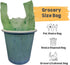 (600 Hammer T-shirt Biodegradable Green Plastic Bag ct.) Small Can Liners Thank You Grocery Shooping Size Doggy Poop