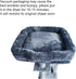 Cat Tree Tower Accessories Replacement Parts, Top Cushion Cover Bed for Cat Perch (11.8" x 11.8", Grey) with Elastic