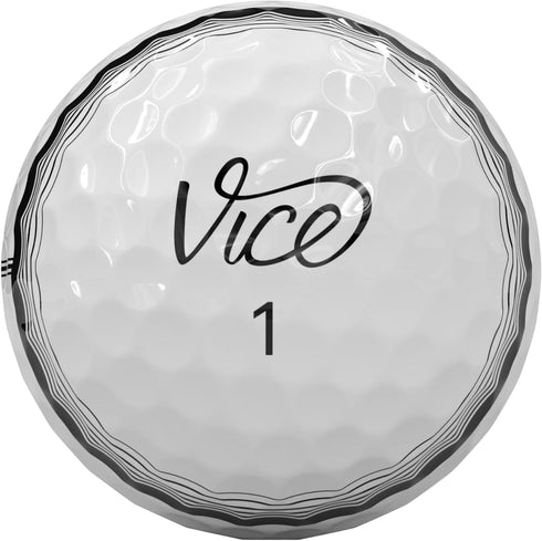 Vice Tracer Golf Balls with Enhanced Visibility