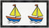 Azeeda 'Sail Boat Toy' Pet Feeding Mat (PM00030841)