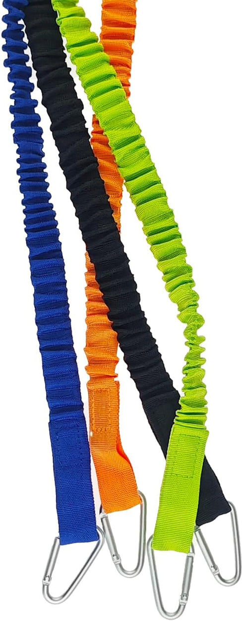 Kayak Paddle Leash, Stretchable Coiled Lanyard Leash for Kayak, Paddles, Fishing Poles Rods