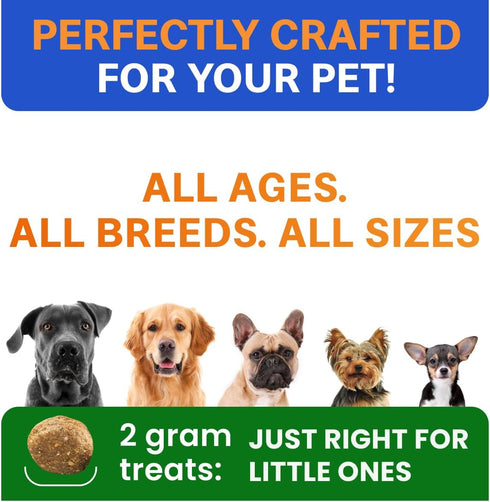Bark&Spark Dog Probiotics & Digestive Enzymes (120Ct Bacon) - Allergy & Itchy Skin, Diarrhea, Gas Treatment, Tummy