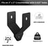 (0.625" Power Rack Crossmember Shankle Bolts Bands and DIY Pulley Systems Cage Add on Attachment,Cable System Gear