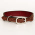 HILASON Medium Tan Genuine Leather Dog Collar, Strong, Painted, Handmade, Soft