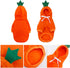 XIAOYU Pet Clothes Dog Hoodies, Warm Sweatshirt Coat for Puppy Autumn Winter Apparel, Carrot, M
