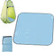 Lyreh Camp Shower Tent Floor Mat, 39.4x39.4in Changing Tent Bottom Pad Portable Pop-Up
