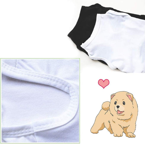 2 Packs Dog Shirts - Plain Cotton Pet Clothes for Boy & Girl, Fit for Small, Extra Small & Medium Dogs & Cats