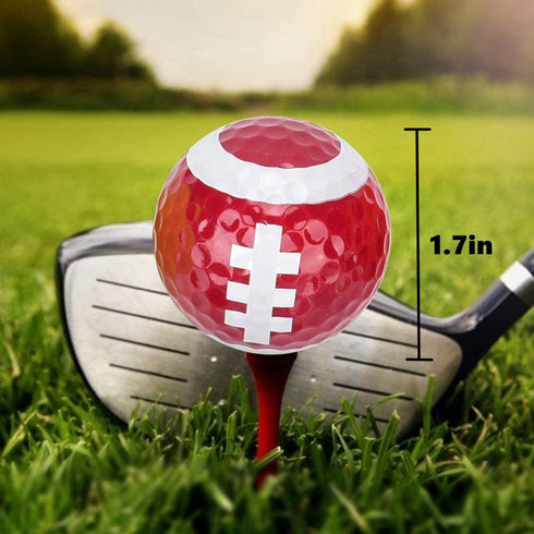 RBRSLALA Funny Golf Balls 6 Pack Colored Novelty Golf Balls for Men, Cool Trick Balls