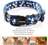 Ihoming Dog Collar and Leash Set for Daily Outdoor Walking, Bone Design for Large Dogs, L-Up to 80LBS