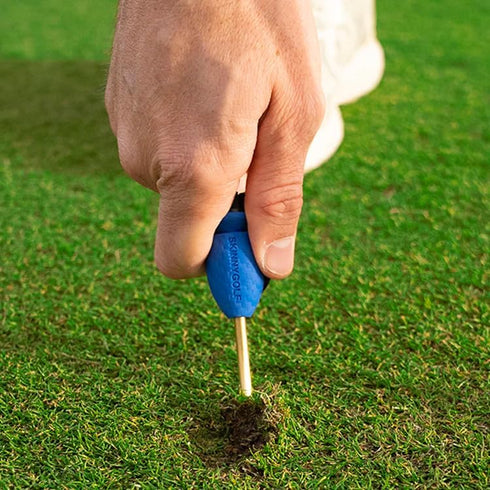 Skinny Golf Pocket Caddie 4-in-1 Tool - Divot Tool, Ball Marker, Scrub Brush, Groove Cleaner Golf Accessory
