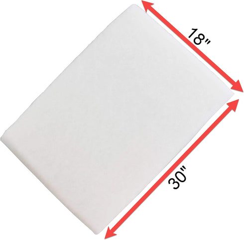PENN-PLAX Poly Fiber Aquarium Filter Media Pad – Easy to Cut into Any Size Your Filter Requires – 30” x 18”