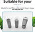 baoauh 10pcs Aquarium Stainless Steel Mesh Filter Guard Stainless Steel Filter Water Inlet Protective Cover
