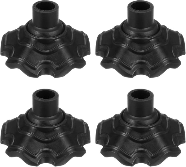 M METERXITY 4-Pack Camping Chair Foot Pads, 16mm Plastic Anti-Sinking Folding Camp