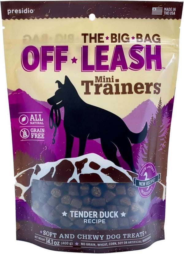 Mini Trainers Tender Duck Dog Treats, 12 Ounce