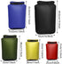 Pimoys 5 Pack Waterproof Dry Sacks - Lightweight Outdoor Dry Bags with Shoulder Strap, 20L / 12L / 10L / 6L / 3.5L for