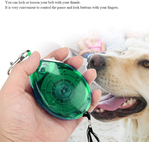 Retractable Dog Leash, Flexible Automatic Lightweight Nylon Traction Strap for Small Medium Dogs and Cats (Green)