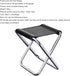 JSGHGDF Portable Folding Stool Size Camping Stool Aluminum Alloy Folding Stool Chair for Travel Hiking Fishing Small