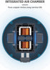 Aquarium Air Pump Dual Outlets, Ultra Quiet 20-600 Gallons, 5W Silent Water Oxygen Aerator Pump