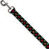 Dog Leash, Palm Trees Black Multi Color, 6 Feet Long, 1.0 Inch Wide