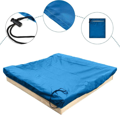 GZLMMY Swimming 4:200X200cm /78.74"X78.74") Cover Square with Drawstring, Oxford Cloth Sandbox Canopy Waterproof