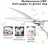 Dog Cat Scissors for Grooming, Stainless Steel Shears for Thick Coats and Matted Hair (7.0" Curved Silver)